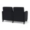 Lesro Siena Lounge Reception 2 Seat Tandem Seating, Black, MD Black Upholstery SN2103 - alternate 3